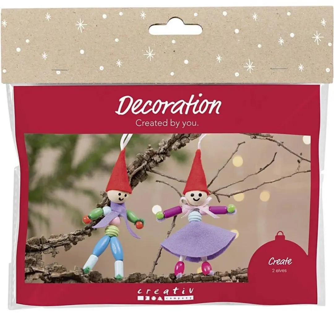 Creativ Company Mini Hobbyset Kerstkabouters Multicolor