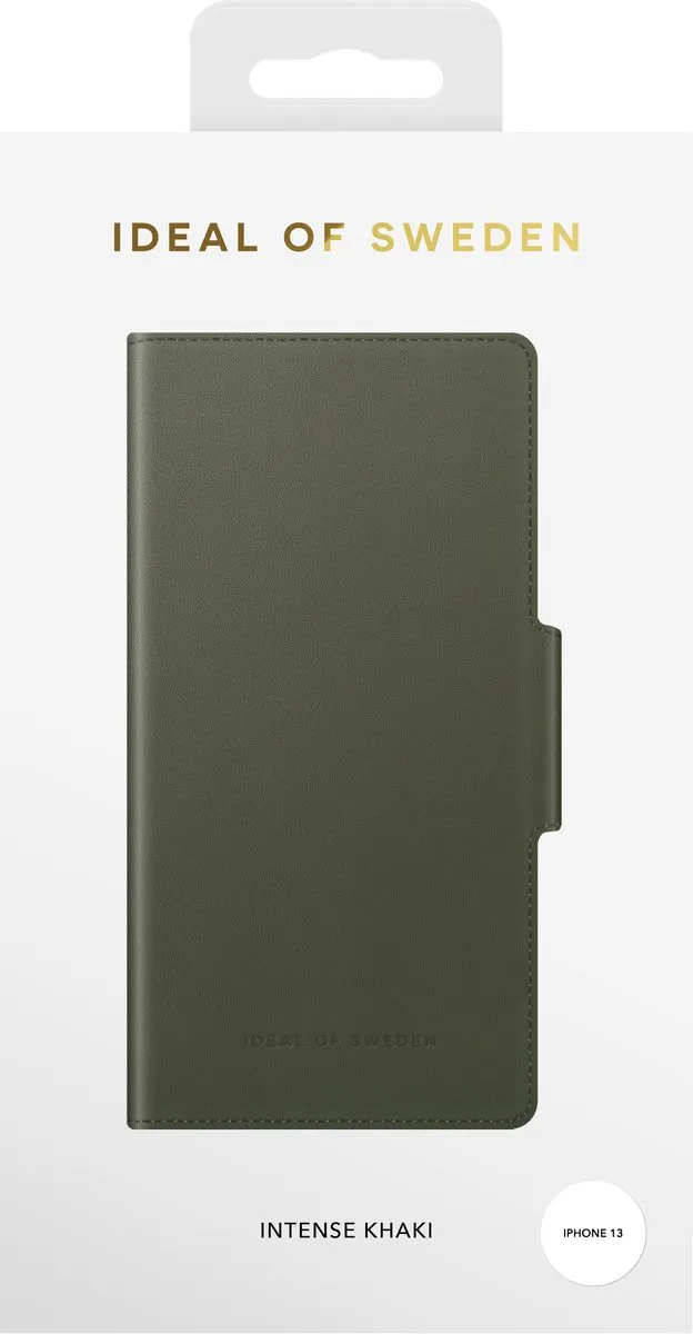 iDeal of Sweden Atelier Wallet iPhone 13 - Intense Khaki