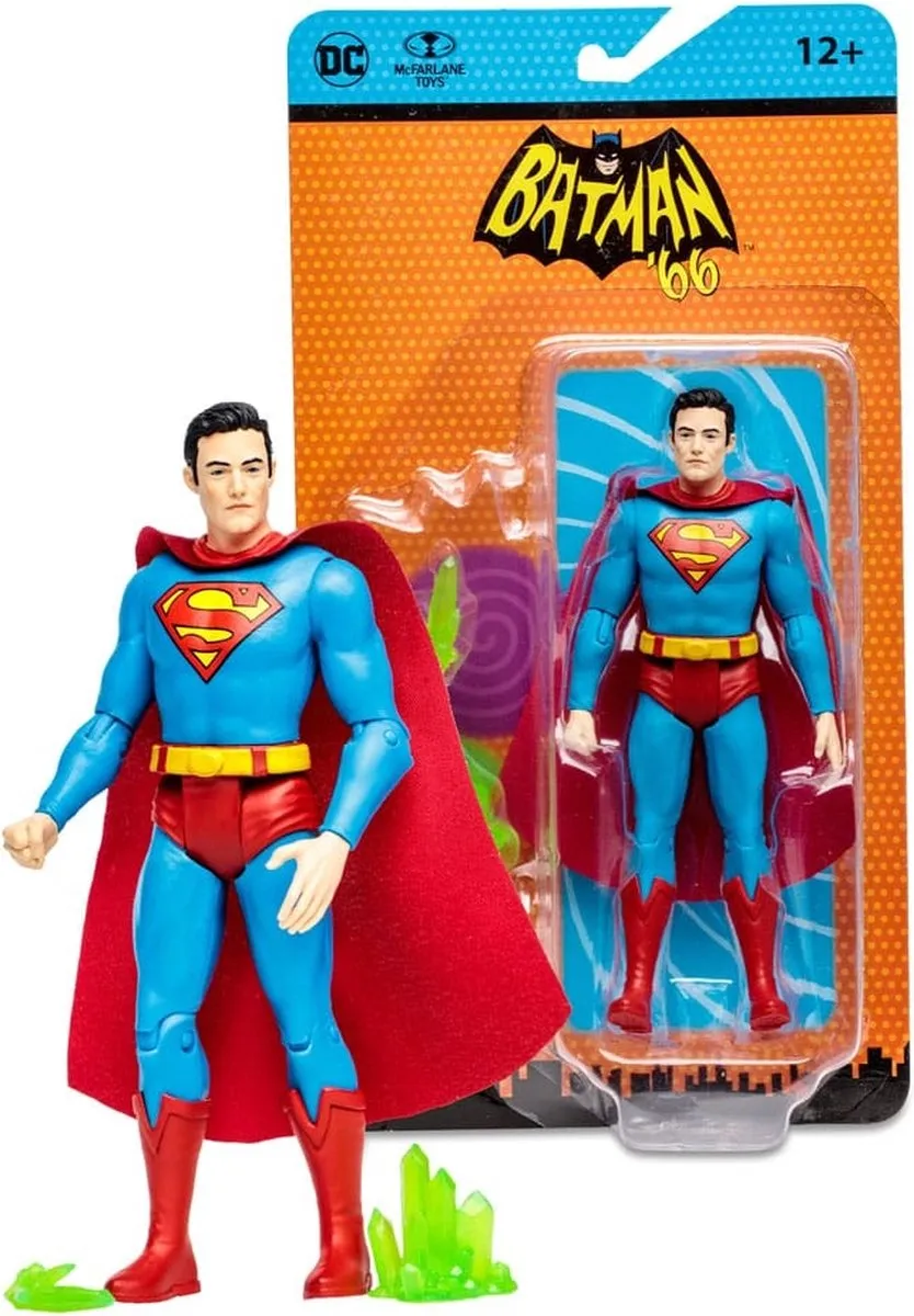 McFarlane Toys DC Retro Action Figure Batman 66 Superman 15cm - Multicolor