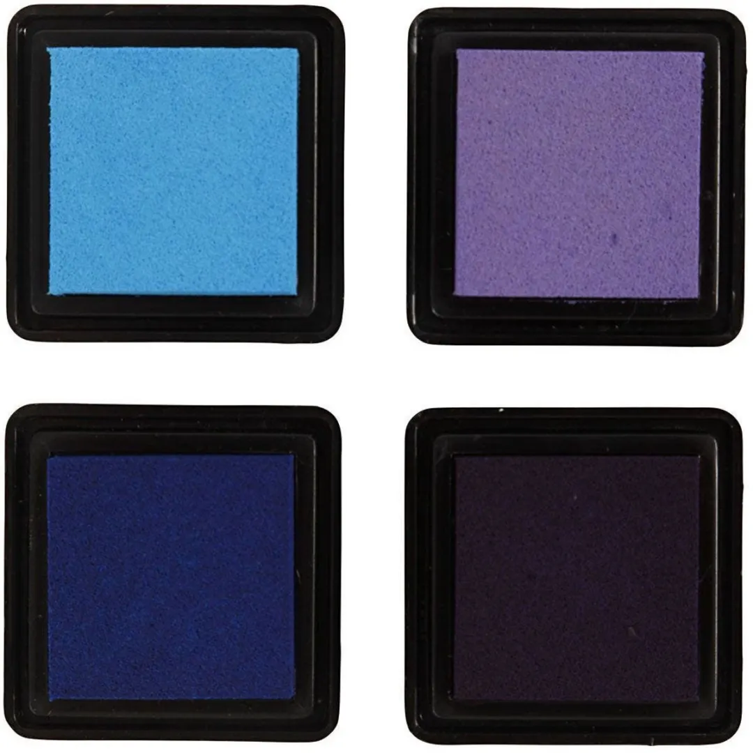 Creativ Company Stempelinkt - 10g - 4 Stuks