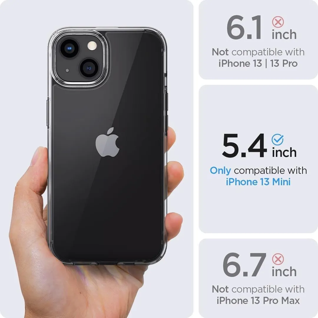 Spigen Ultra Hybrid hoesje 48125 iPhone 13 Mini - Transparant - afbeelding 4 van 6