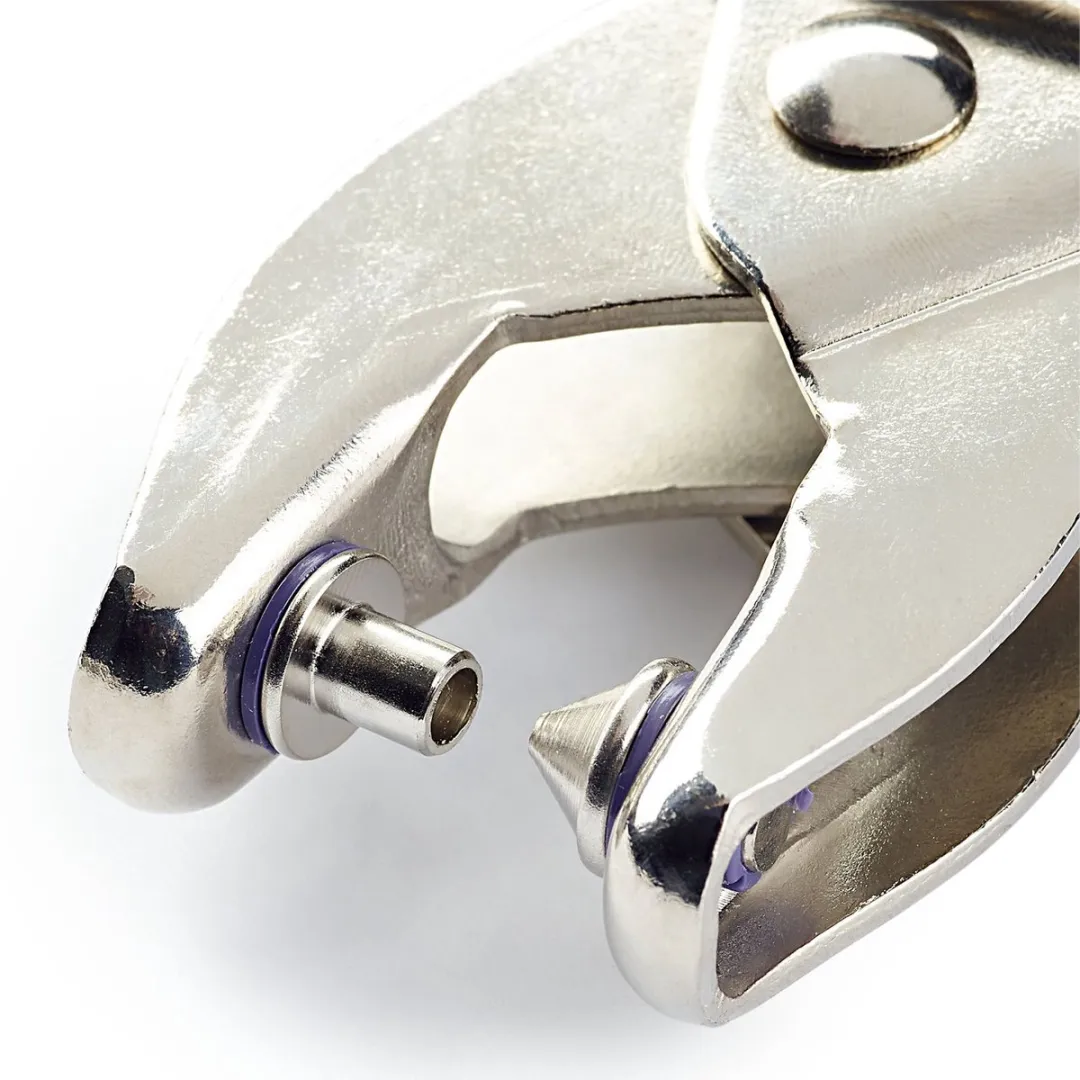 Prym VARIO Druktang 19,5cm - 3mm - Zilver/Blauw