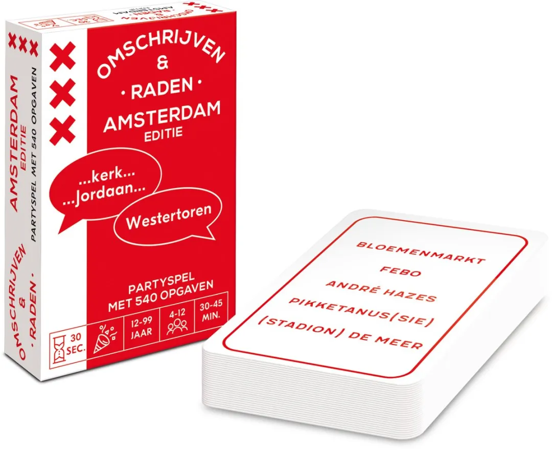 Omschrijven & Raden Amsterdam Editie Kaartspel