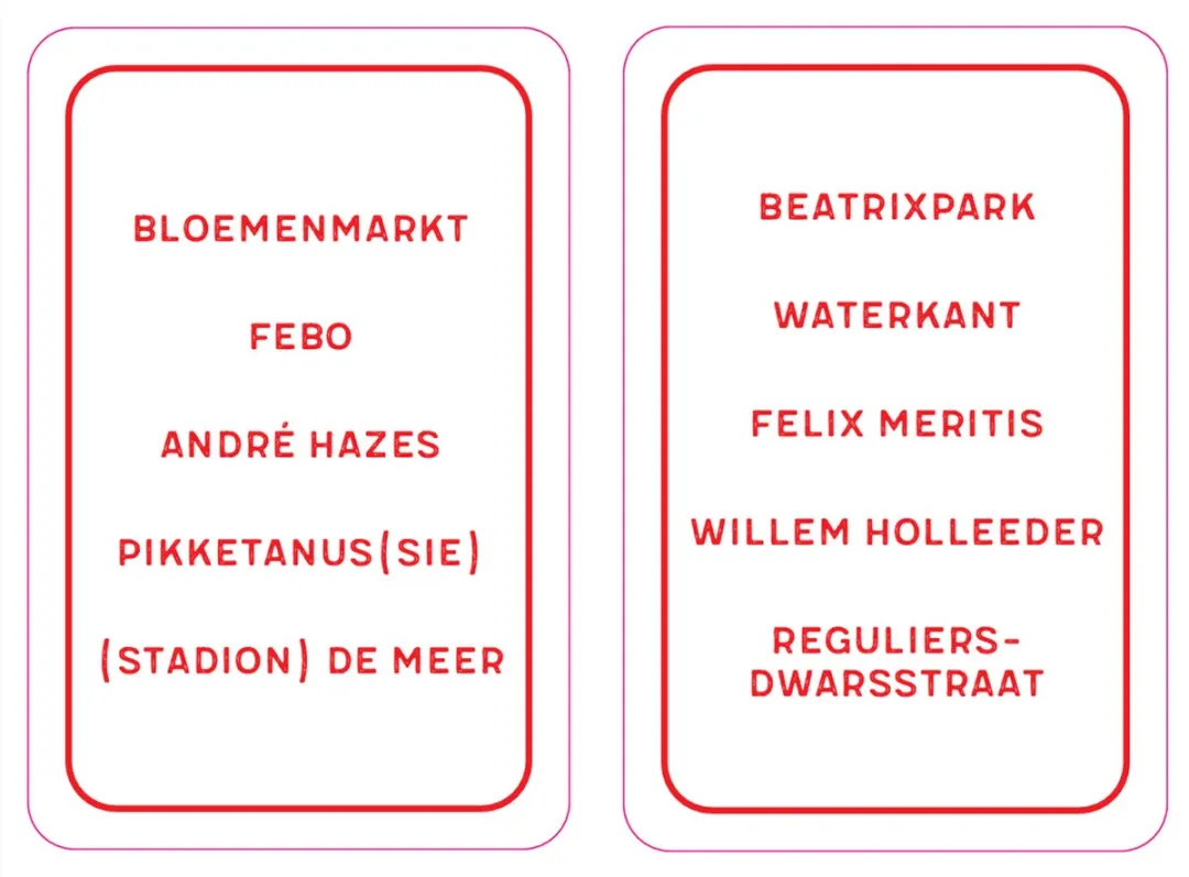 Omschrijven & Raden Amsterdam Editie Kaartspel - 540 Begrippen