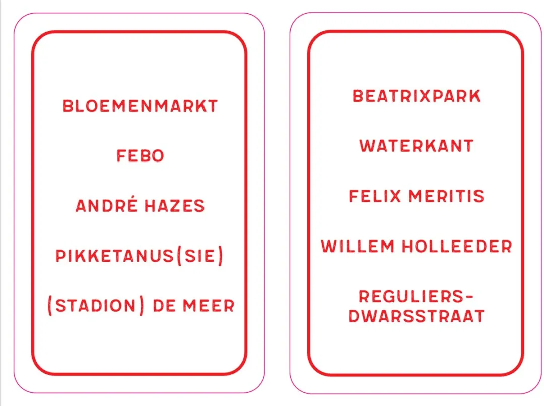 Omschrijven & Raden Amsterdam Editie Kaartspel - 540 Begrippen