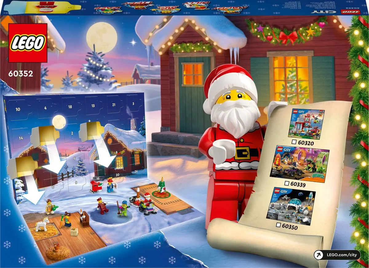 LEGO City Adventskalender 60352 - 24 Deuren