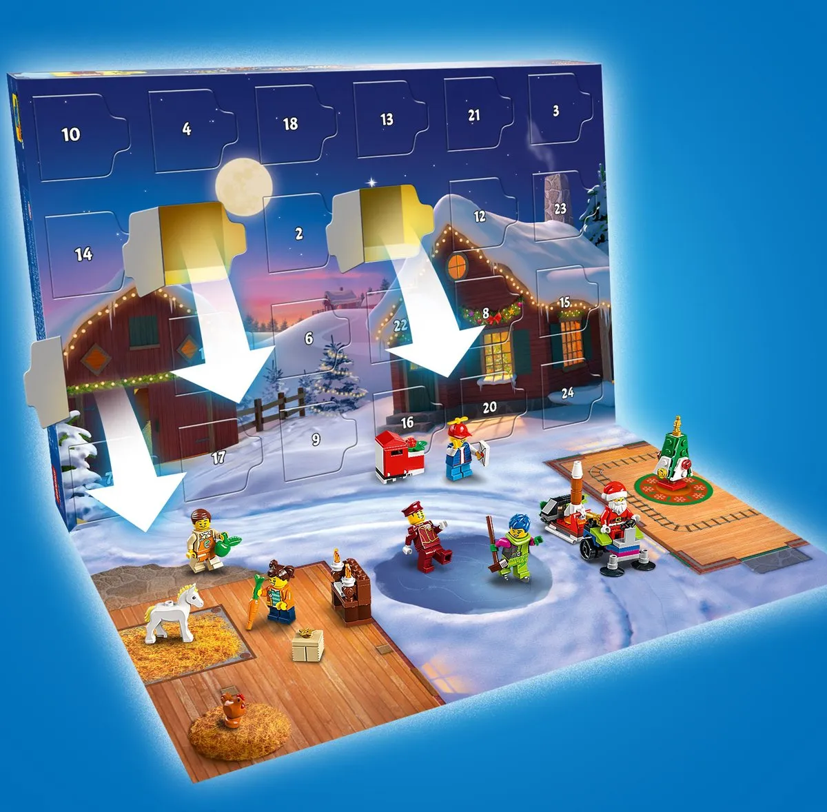 LEGO City Adventskalender 60352 - 24 Deuren - afbeelding 6 van 6