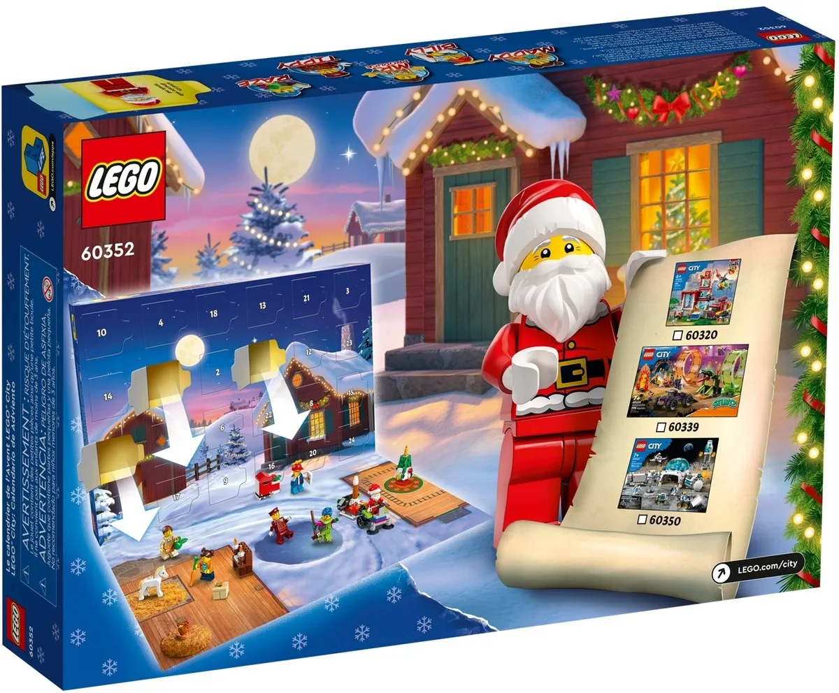 LEGO City Adventskalender 60352 - 24 Deuren