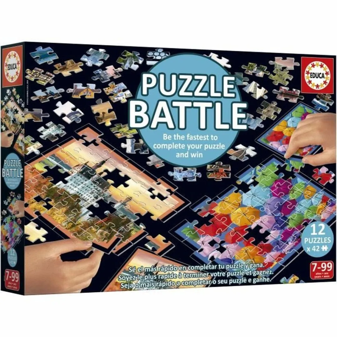 Educa Battle Travel Puzzel - 42 Onderdelen - 12 Stuks