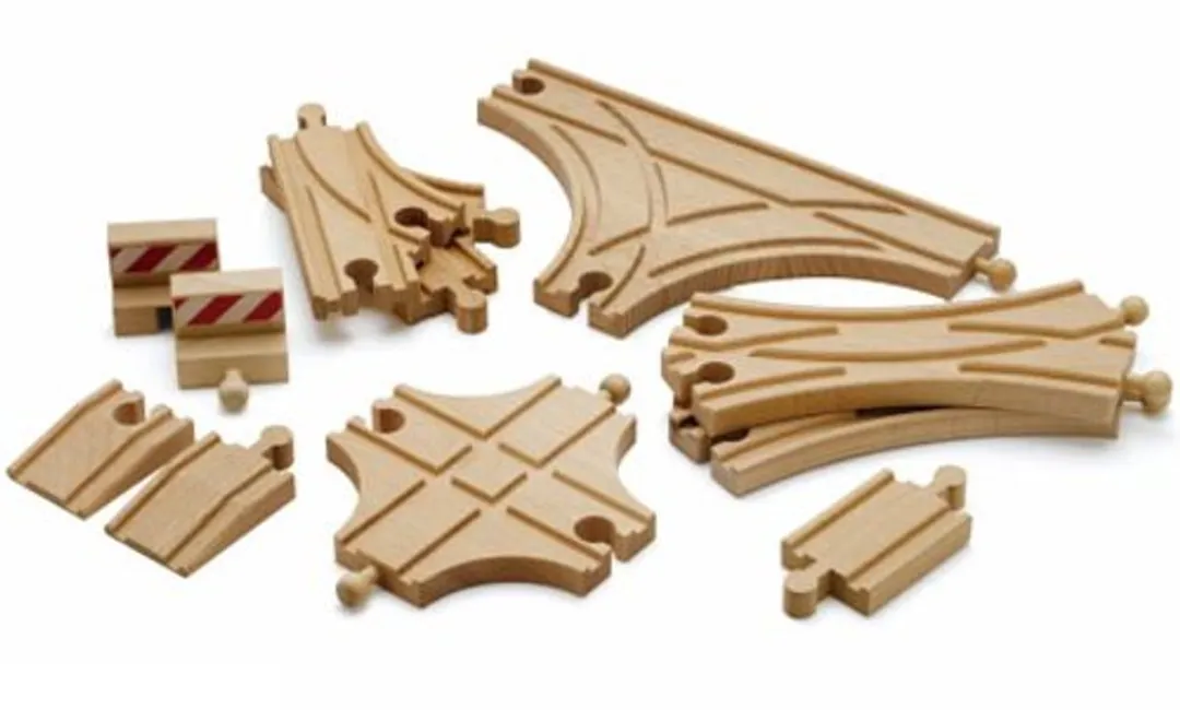 BRIO Rails Uitbreidingsset 33307 - 11 Stuks - Bruin - afbeelding 6 van 6