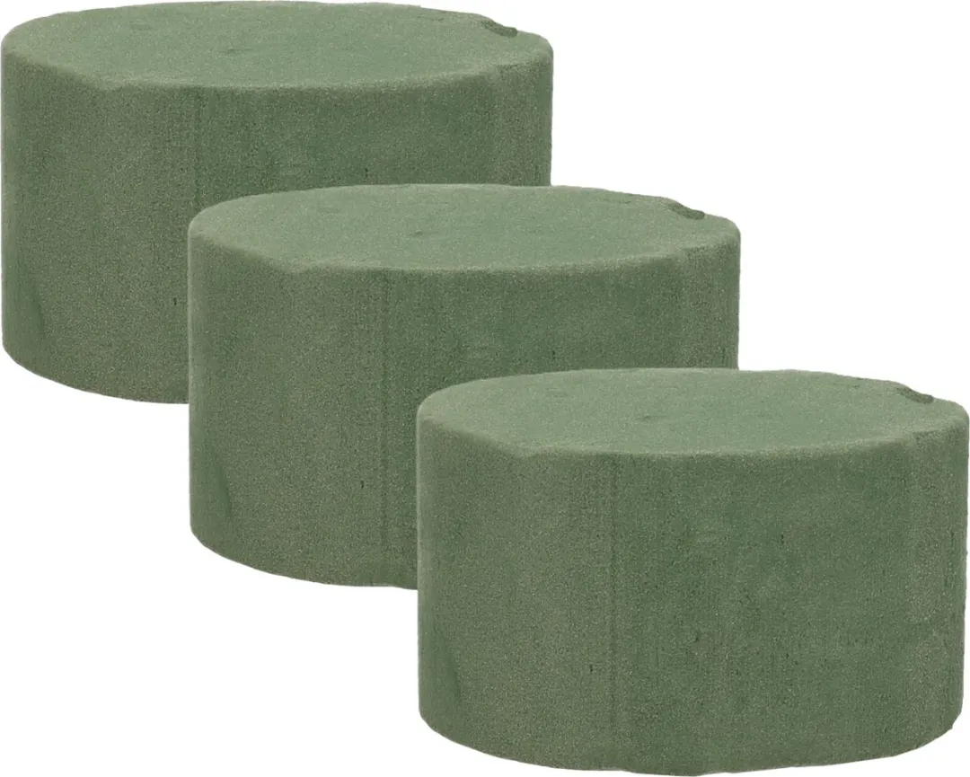 Rayher Steekschuim Oase Rond Groen 10x6cm
