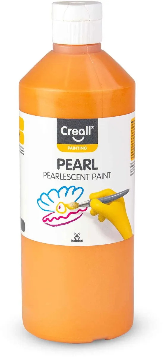 Creall Parelmoerverf Oranje 500ml