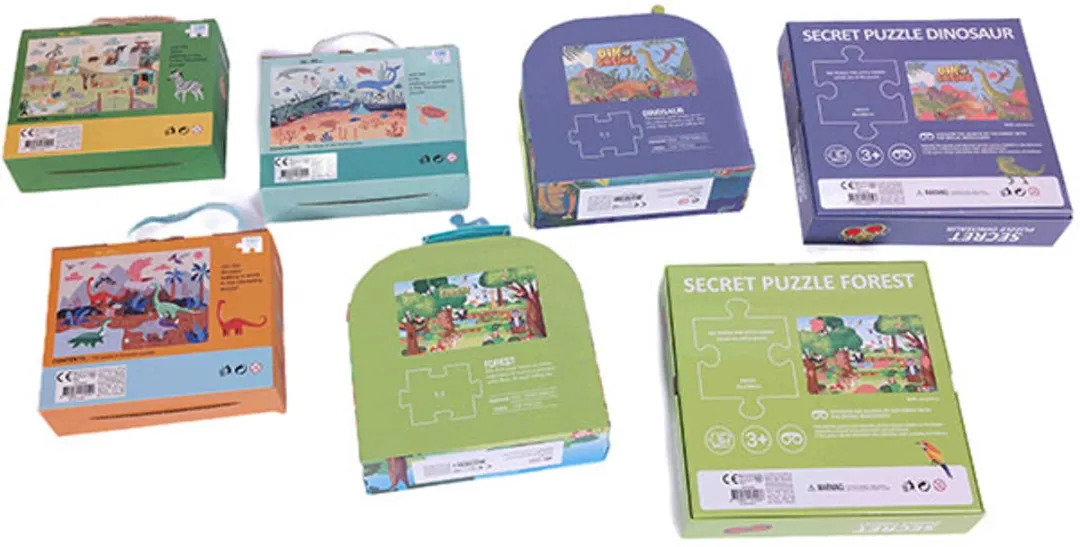 PIA Soft Toys De grote zoo Design Puzzel 100 Stuks - 20x16cm
