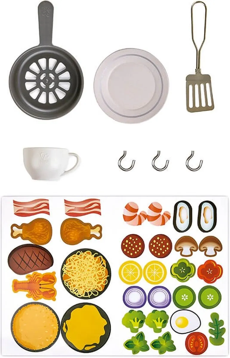 Eurekakids Master Kitchen Pastel Houten Speelkeuken - Mint/Wit
