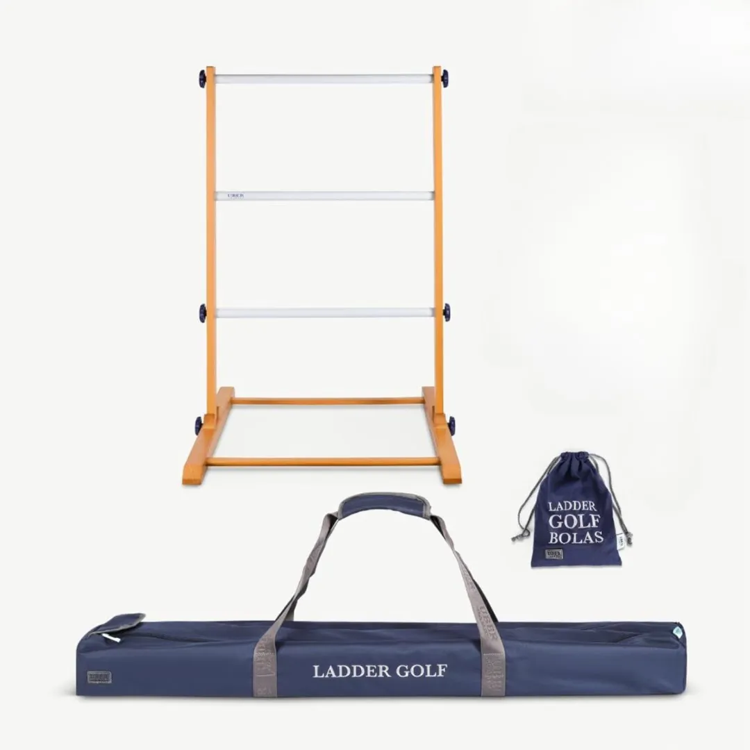 Ubergames Laddergolf Set Zwart/Wit - Hardhout