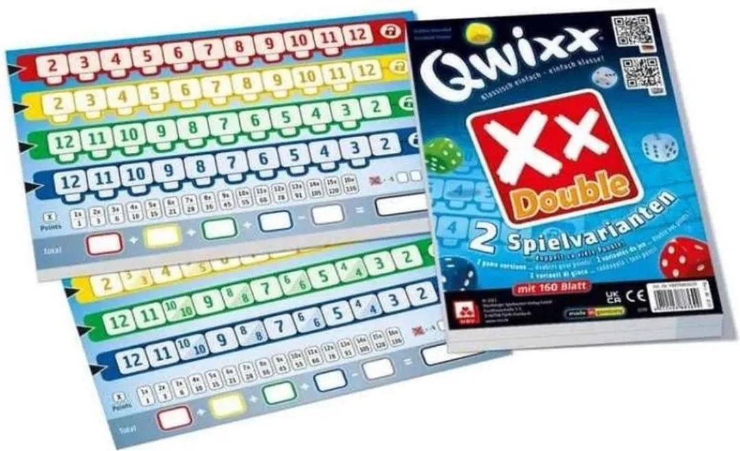 White Goblin Games Qwixx Dubbel Dobbelspel - 2-6 Spelers - MPN 8718026305505