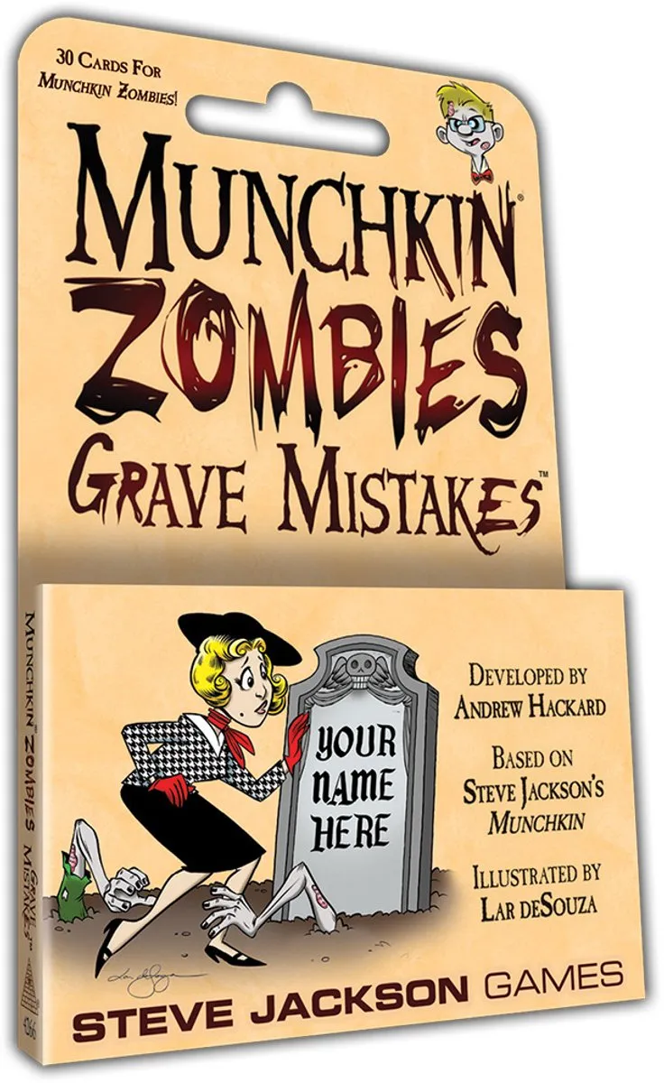 Steve Jackson Games Munchkin Zombies Grave Mistakes Uitbreiding