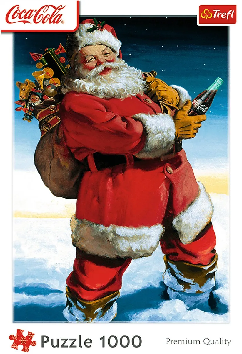 Trefl Coca-Cola Kerstpuzzel 1000 Stuks - FSC Karton