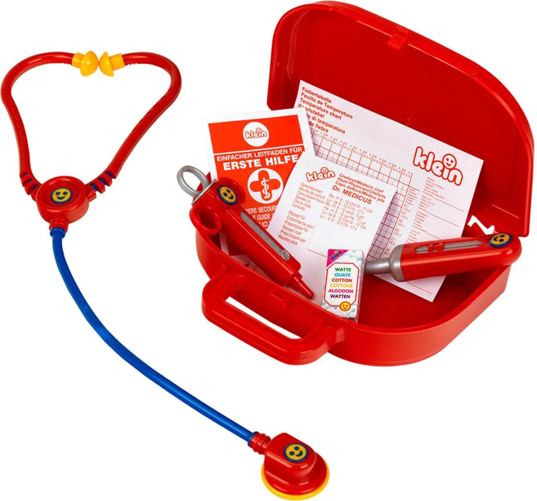 Klein Toys Artsenkoffer Rood - 21x6,3x17cm
