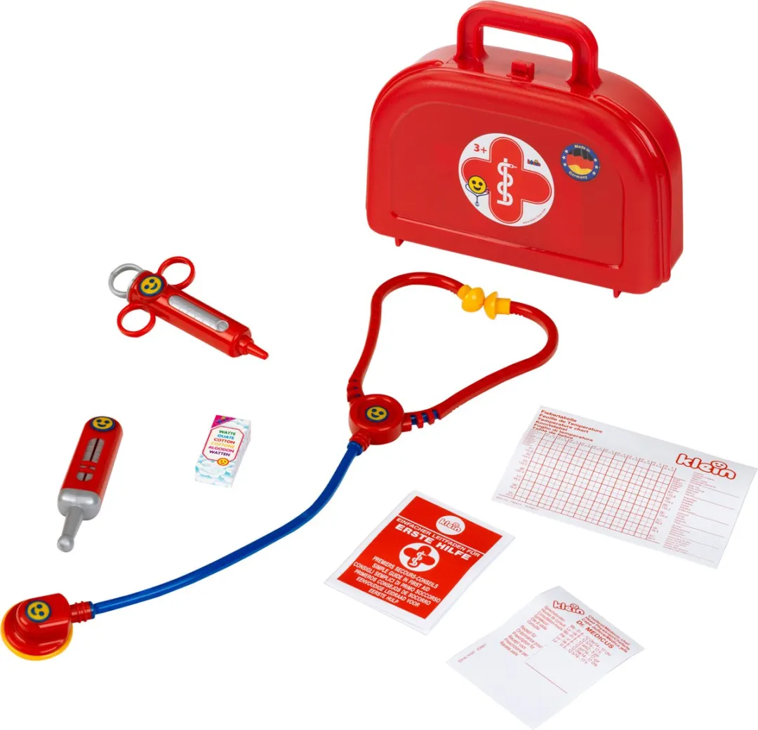 Klein Toys Artsenkoffer Rood - 21x6,3x17cm