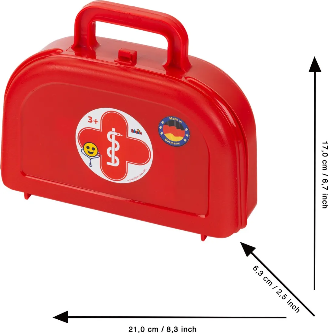 Klein Toys Artsenkoffer Rood - 21x6,3x17cm
