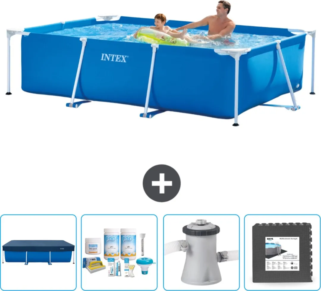 Intex Rechthoekig Frame Zwembad 260x160cm