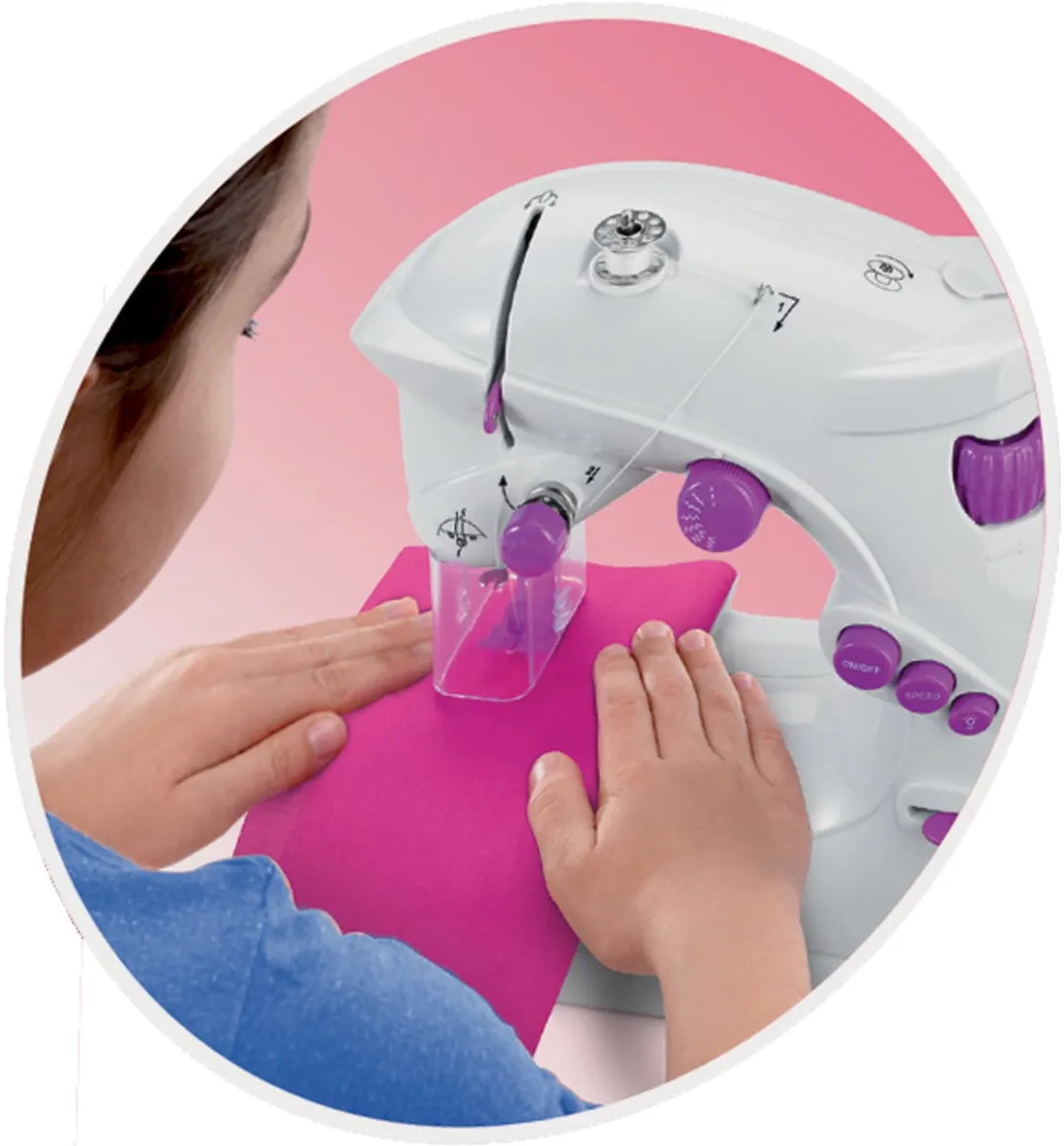 Maped Atelier Couture Speelgoednaaimachine - Blauw/Groen/Paars/Rose/Wit