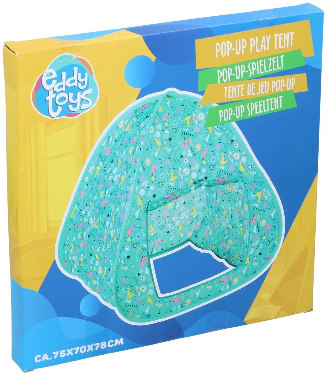 Eddy Toys Pop Up Speeltent 95x70x78cm - Meerkleurig