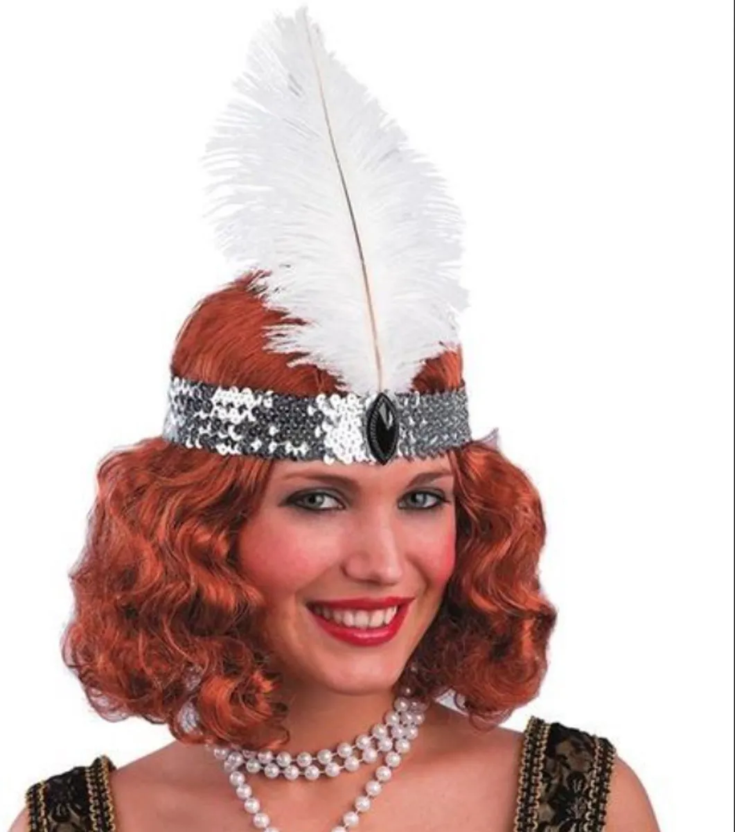 Carnival Toys Silver Charleston Headpiece - One Size