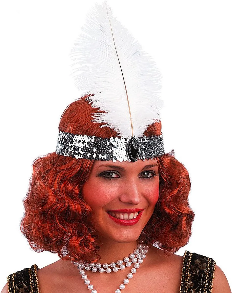 Carnival Toys Silver Charleston Headpiece - One Size