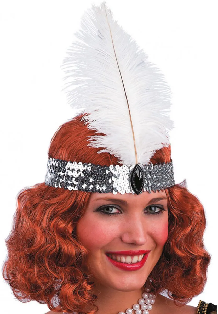 Carnival Toys Silver Charleston Headpiece