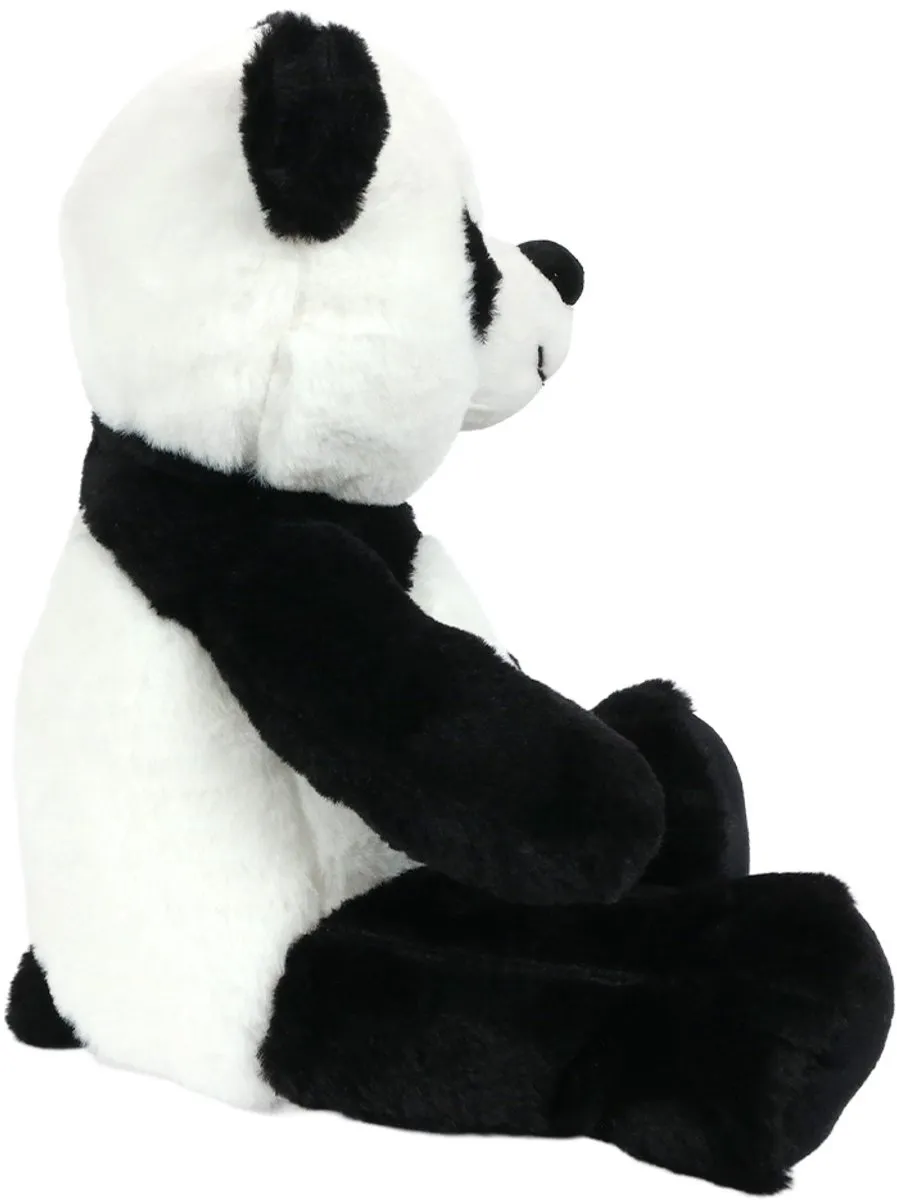 PIA Soft Toys Pluche Panda - 33 cm - Zwart/Wit