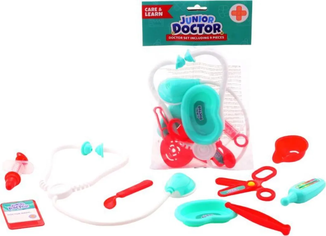 Johntoy Doctor Junior Speelset 9-delig - Multicolor
