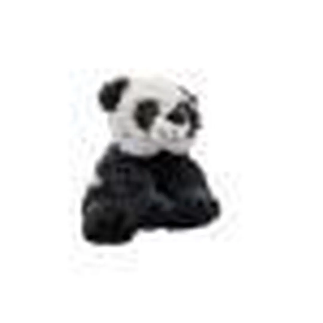 PIA Soft Toys Panda Pluche Knuffel - 17 cm - Zwart/Wit