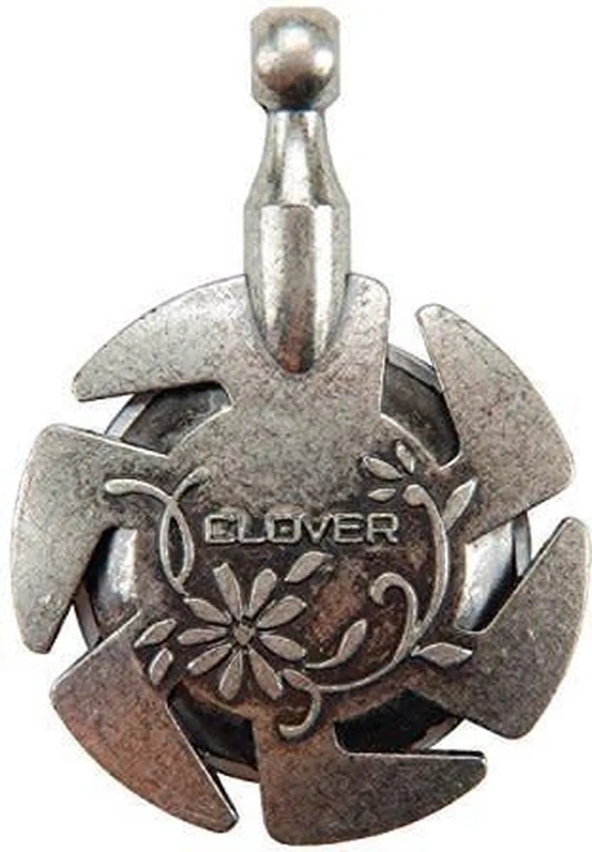 Clover Draadsnijder Hanger - Oud Zilver