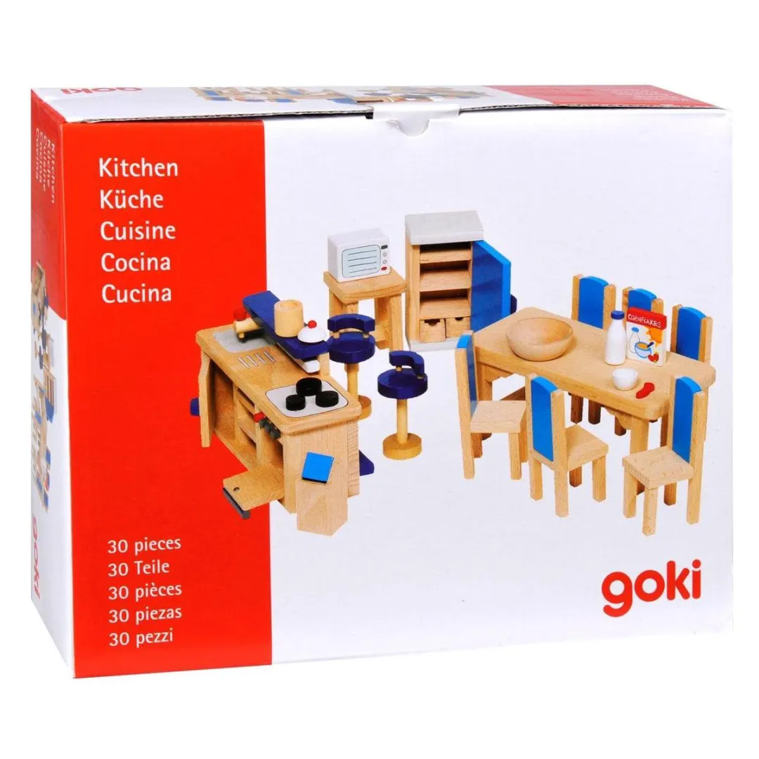 Goki Moderne Keuken 30-delig - Blauw