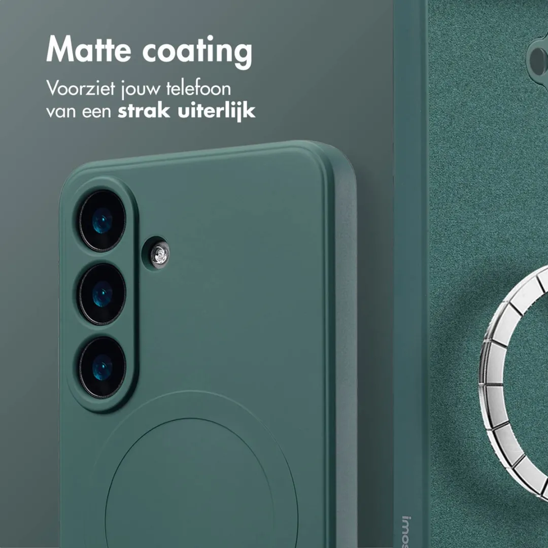 Imoshion Hoesje Samsung Galaxy S25 - Donkergroen MagSafe
