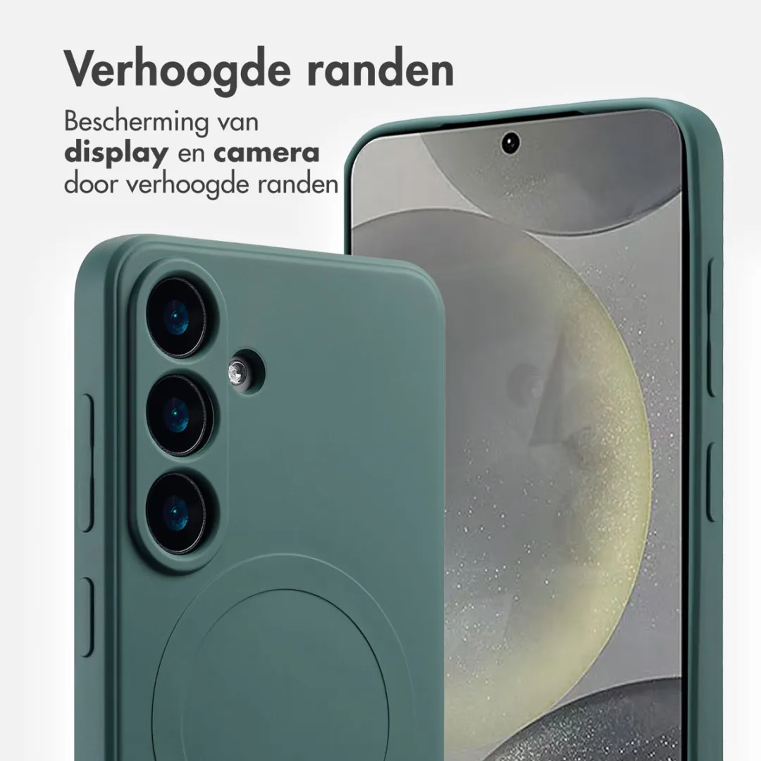 Imoshion Hoesje Samsung Galaxy S25 - Donkergroen MagSafe