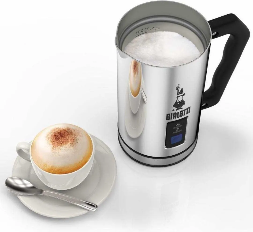Bialetti MK2 Elektrische Melkopschuimer 500W - Zilver