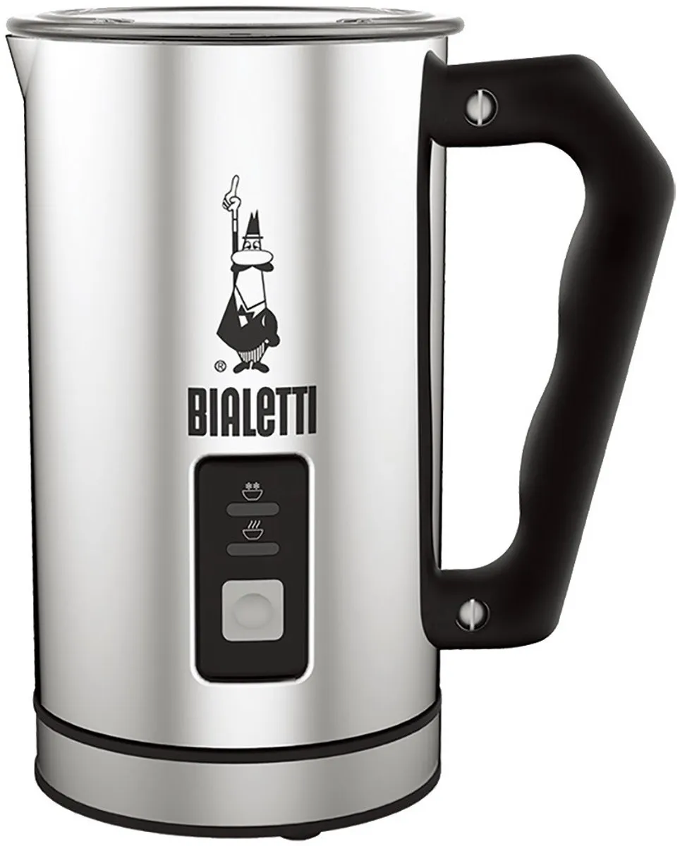 Bialetti MK2 Elektrische Melkopschuimer 500W - Zilver