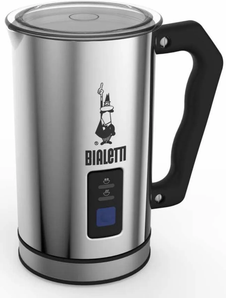 Bialetti MK2 Elektrische Melkopschuimer 500W - Zilver
