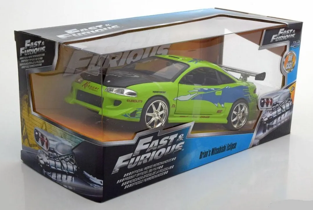 Jada Toys Brian's Mitsubishi Eclipse 2001 1:24 - Multicolor