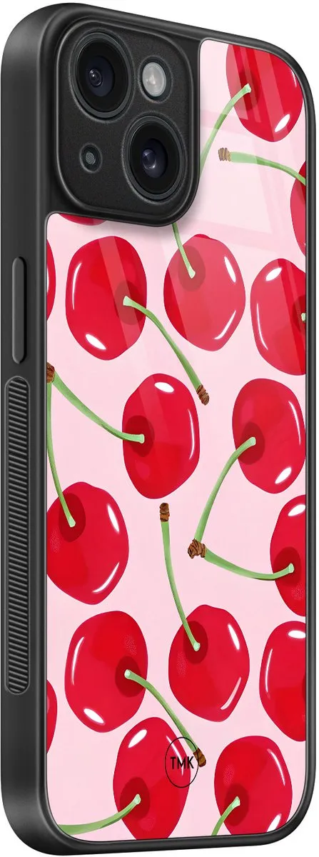 Casevibes iPhone 15 Hoesje Roze - TPU Glossy