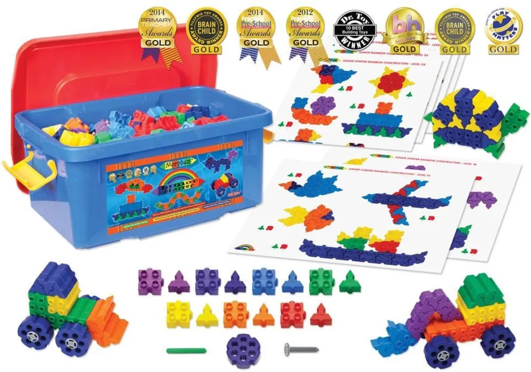BIGJIGS Junior Starter Rainbow 400 Set