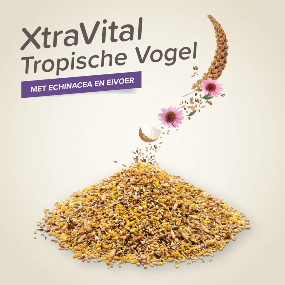 Beaphar XtraVital Tropische Vogels Voer - 3,5kg (7x500g)