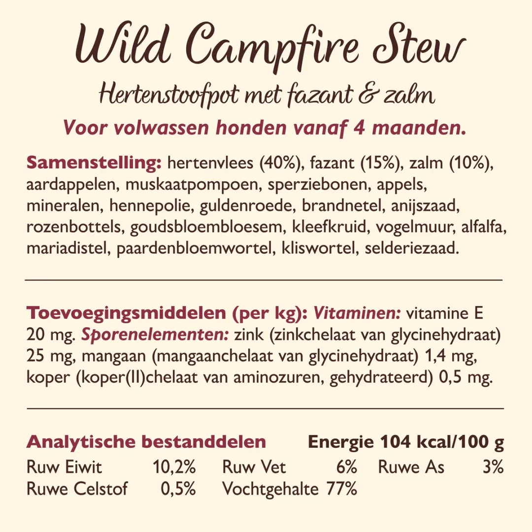 Lily's Kitchen Wild Campfire Stoofpotje Hondenvoer 6x400g