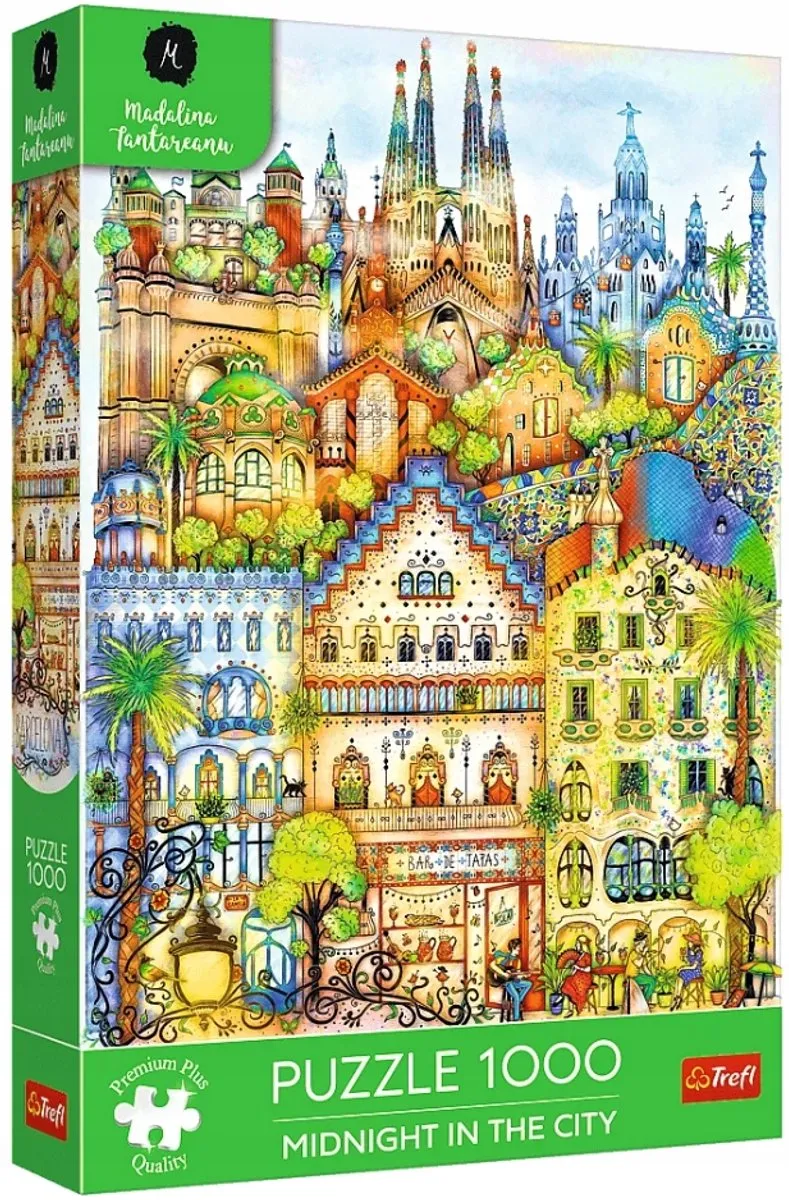 Trefl Puzzel Barcelona 's Nachts 1000 Stuks