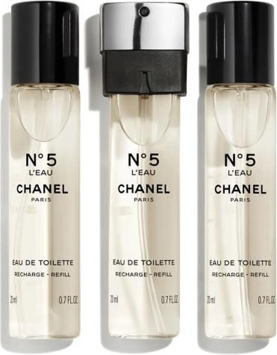 CHANEL N5 L'EAU EAU DE TOILETTE RECHARGES & VAP 3X20ML