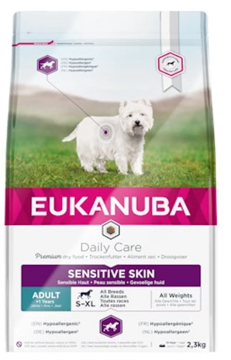 Eukanuba Sensitive Skin Hond 24kg (2x12kg)