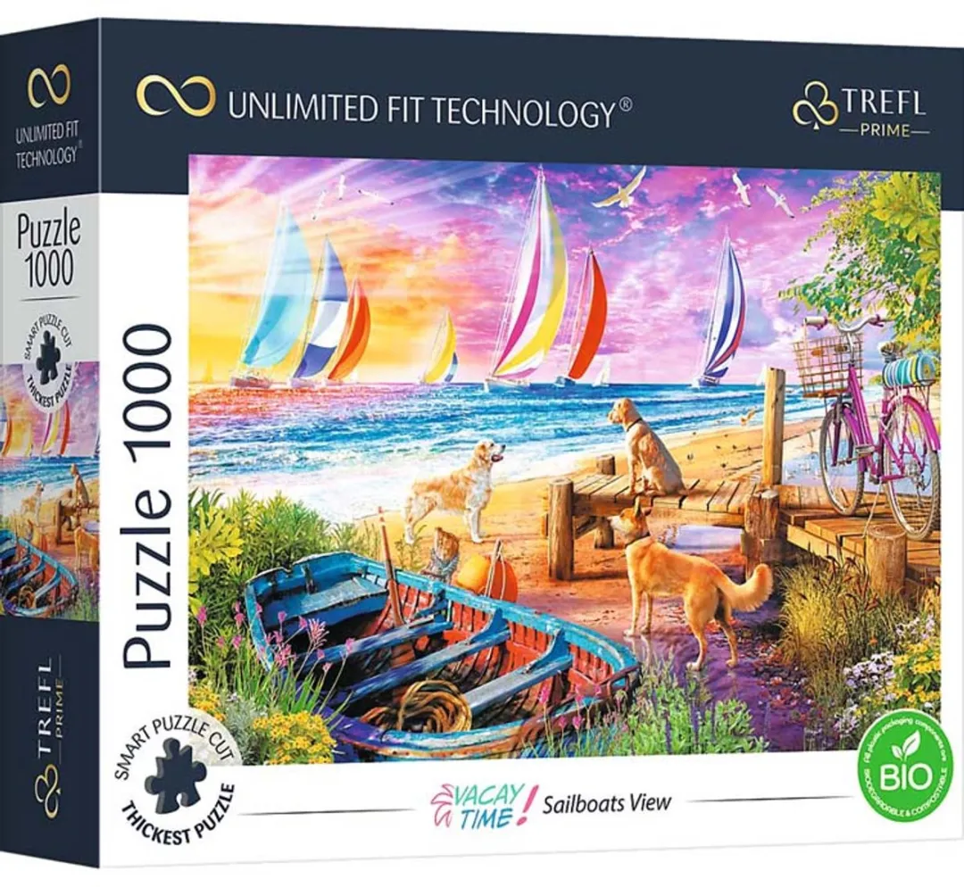 Trefl Puzzel Blick auf Segelboote 1000 Stuks